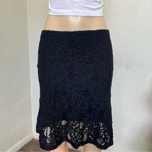 Cowgirl Tuff Black Lace Skirt